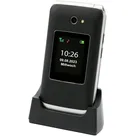 Vitus 2G Klappbare Senioren Mobiltelefon mit Großtasten schwarz