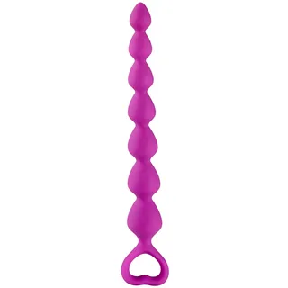 Baseks Analkugeln aus Silikon 18 cm - Rosa