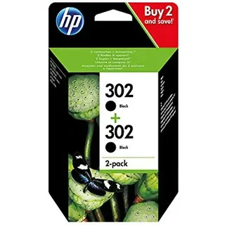 Hewlett Packard 1VV49AE#301 passend für OJ3830 Tinte (2) schwarz HP302 380 Seiten