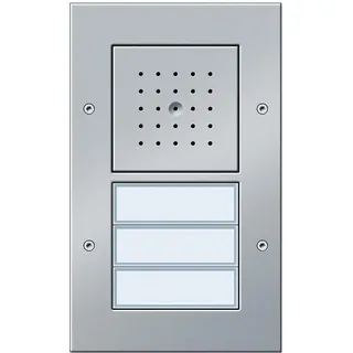 Gira Türstation AP 3fach 126765 Alu