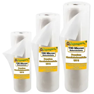 Aquagart 2m Gartenfolie Gewächshausfolie UV 5 Frühbeetfolie Treibhausfolie 4m breit