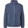 Gefütterte Jacke aus Teddy-Plüsch mit Zip-Details blau XL