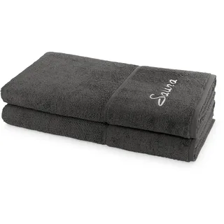 for frottana, Frotteewäsche, Pearl 2er Set Sauna (51 x 29 cm)