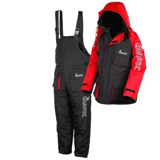 Imax Thermo Anzug Sea Fishing Clothing (2 teilig), Mehrfarbig (schwarz/rot), Gr. L