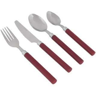 Bo-Camp Besteckset, 16-teilig, rot