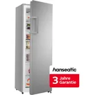 HANSEATIC Gefrierschrank "HGS17260CNFI", Energieeffizienz: C, silber (silberfarben), B:59,5cm H:172cm T:60cm, Gefrierschränke, inkl. 3 Jahre Herstellergarantie, Gefrierschrank, Topseller
