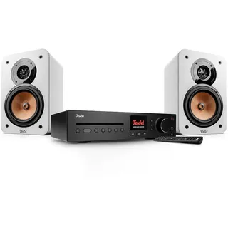 Teufel Ultima 20 KOMBO 3 SE - HiFi Stereo System mit Bluetooth und CD, Kraftvoll, LAN, WLAN, DAB+ Digitalradio, USB, 3-Wege-System, Musik, Film, Games (Weiß)