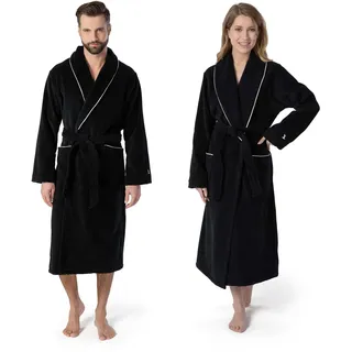 Möve Homewear Schalkragenmantel black XL