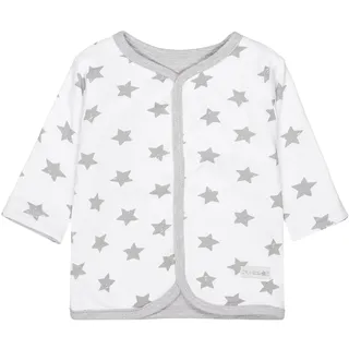Staccato Unisex Baby Wendejacke - Bio-Baumwolle, Organic Cotton, Baby Erstausstattung - Farbe: Grey Star, Größe: 62
