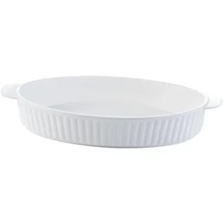 RORPOIR Amphora-backschale Backen Ovale Auflaufform Lasagnepfanne Auflaufformen Backformen Blech Laib Brot Pfanne Küchenwaren Brotbackform Ovale Speiseteller Käse Weiß Keramik Ofen Würze