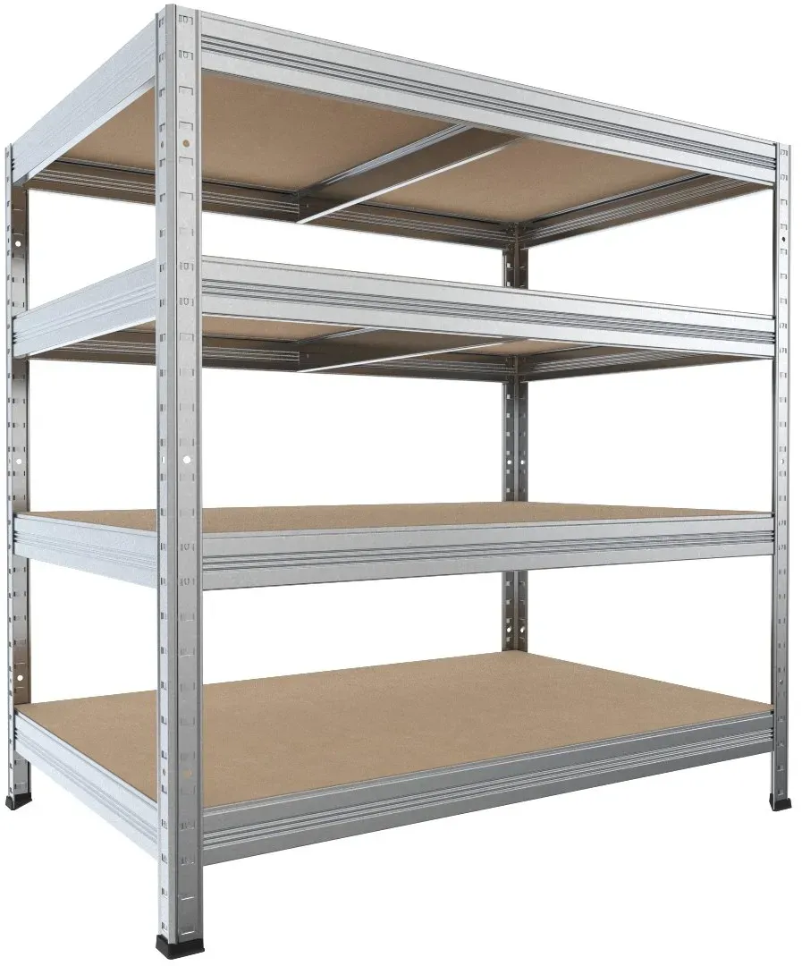 Kellerregal Biedrax 45 x 75 x 120 cm, Verzinkt, 4 Fachböden MDF, Fachlast 200 kg pro Fachboden