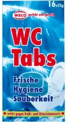 WECO WC Reiniger Tabs 60037 , 1 Packung = 16 Tabs à 25 g