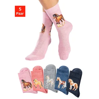 H.I.S. Socken 5-Paar Bunt 39-42