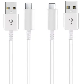 ino 2x Typ-C 100 cm Kabel Daten Ladekabel für ZTE Blade V50s Blade A75 Blade A73 blade V70 Blade V 2020 Axon 40 Ultra Axon 30 Axon 30 Ultra Axon 11 Axon 20 Blade V30 Blade V30 Vita Blade A55 A54 A51