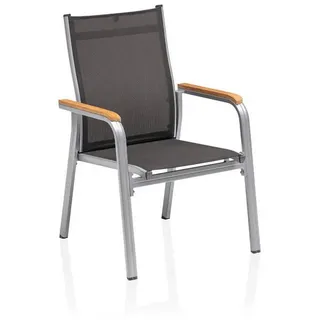 Kettler Granada Gartensessel 66 x 69 x 98 cm silber/anthrazit