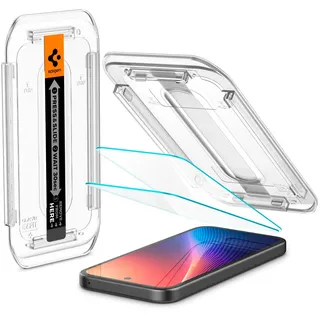 SPIGEN EZ Fit Gehärtetes Glas Clear Displayschutzfolie mit Einbaurahmen Google Pixel 9a