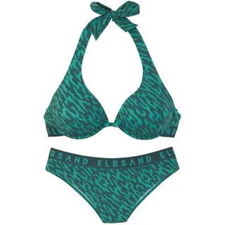 ELBSAND Bügel-Bikini Damen Grün 36 Cup F