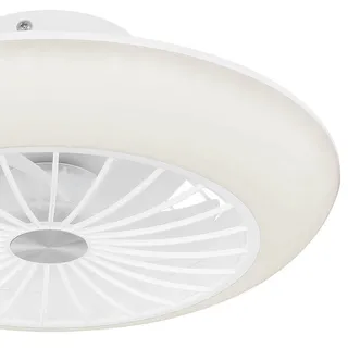 GLOBO 3-Stufen 30 cm LED Deckenventilator weiß