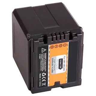 GOLDBATT Akku Panasonic -VBG260 -VBG070 -VBG130 AG-HMC70 HDC-SD3 HDC-HS9 -SX5 Kamera-Akku Ersatzakku 2200 mAh (7,2 V, 1 St), 100% kompatibel mit den Original Akkus inklusive Überhitzungsschutz