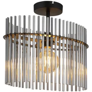 GLOBO Deckenleuchte Gorley, (LBH 40x22x34 cm - schwarz - LBH 40x22x34 cm
