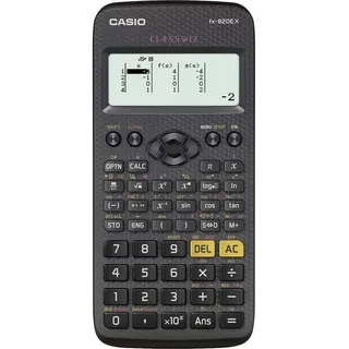 Casio FX-82DE X CLASSWIZ, BATTERIEBETRIEB,Black, Language- German