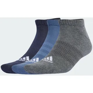 Adidas Unisex Kinder Cushioned Low-Cut Socks 3 Pairs, legend ink/preloved ink/dark grey heather, 5-6 Years