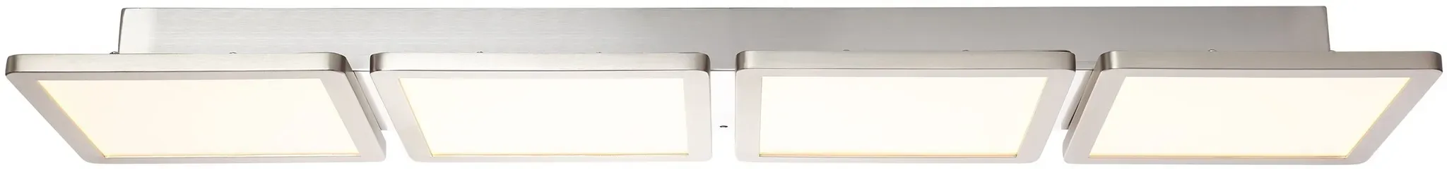 Brilliant LED Panel Scope WIZ nickel eloxiert 50W CCT Warm-Tageslichtweiß dimmba...