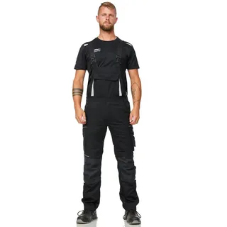 Puma Puma-Workwear Arbeitshose Precision X, Herren, Latzhose, schwarz, Größe 50