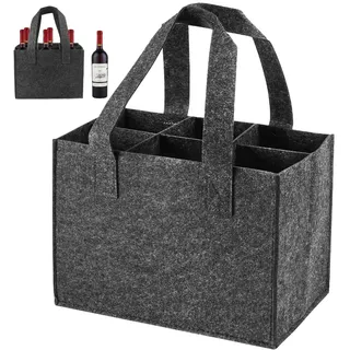 pcsfoe Flaschenträger,Flaschentasche,Flaschentasche 6 Flaschen,Flaschenträger 6 Flaschen,Tragetasche Für Flaschen,Perfekt Zur Aufbewahrung Von Champagner Für Familie, Freunde Und Kunden