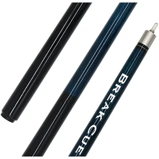 BILMAG Billardqueue Pool Classic Break Jump, Break Cue, 3-TLG, Schnellverschluss, Navy Blau - Ahornholz, Karbonfaser Ferrule, 13mm Phenol Break Spitze, 143cm, 20oz