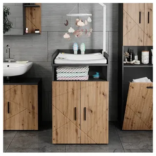 Vicco Irma, Anthrazit/Artisan, 60 x 97 cm mit Wickelaufsatz