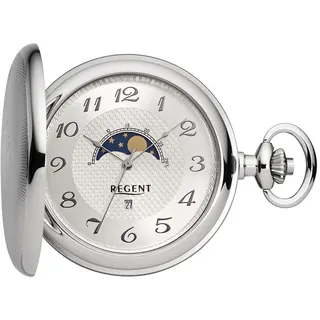 REGENT Taschenuhr mit Mondphase, - Regent P-730