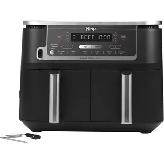 Foodi MAX Dual Zone AF451EU 9,5 l mit digitalem Bratenthermometer schwarz