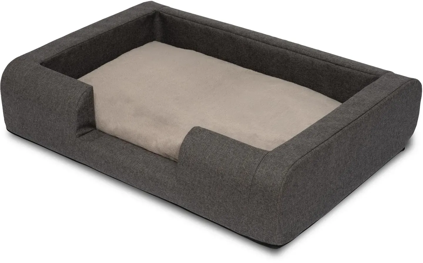 Petzzz ergonomisches Hundebett Daisy L 115 x 90 x 25 cm mit orthopädischem Innenkissen