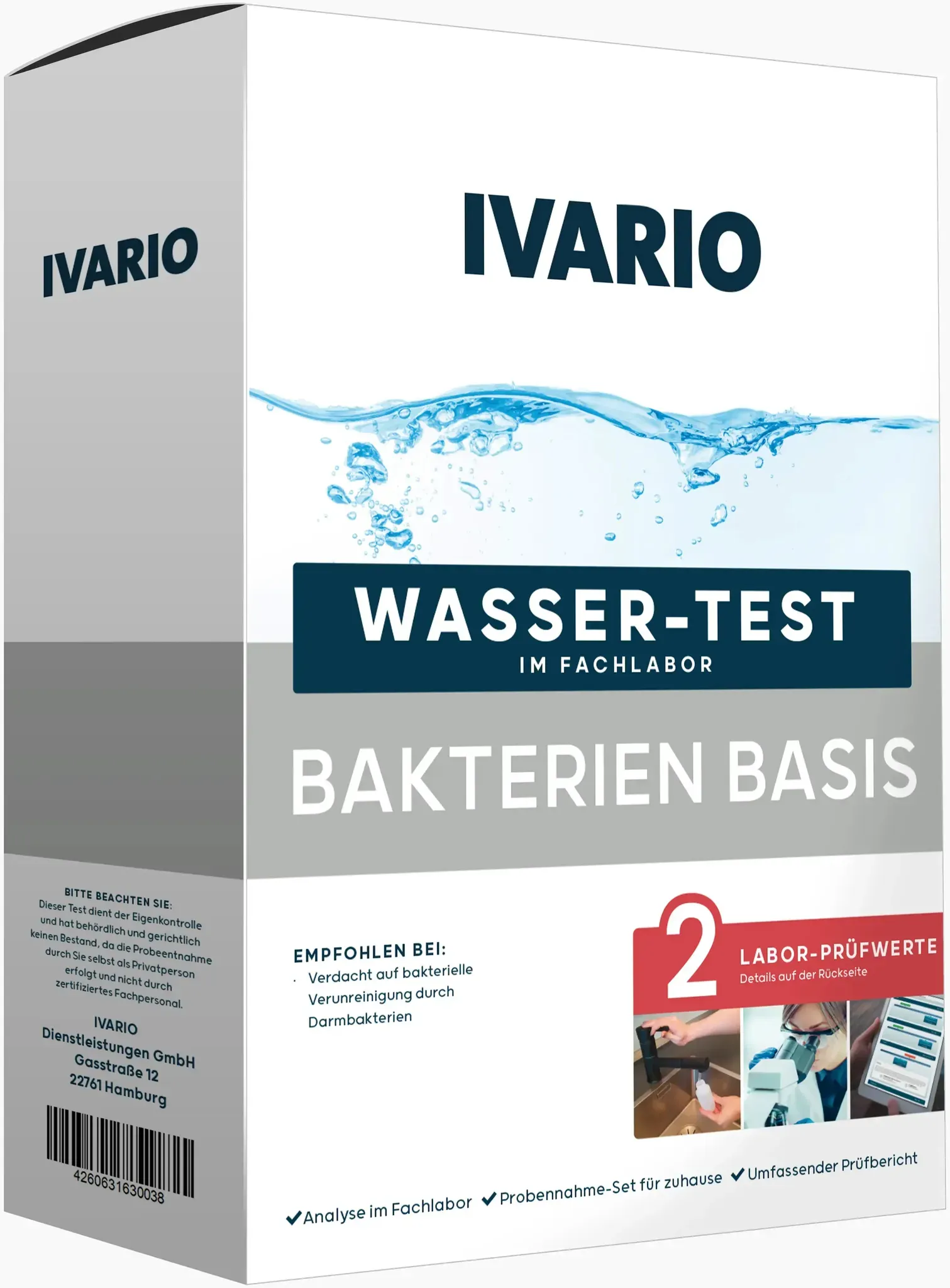 Bakterien-Wassertest BASIS