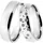 DOOSTI Trauring DOOSTI Silber 925 Trauring 56 56 mit Zirkonia Silber 925 Trauring mit ohne Zirkonia