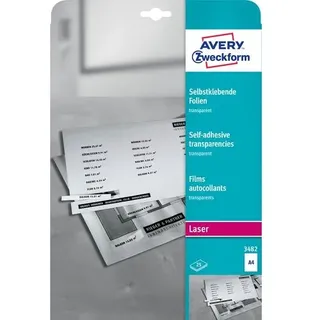Avery Zweckform Kopierfolie A4 transparent 25 St. (3482)