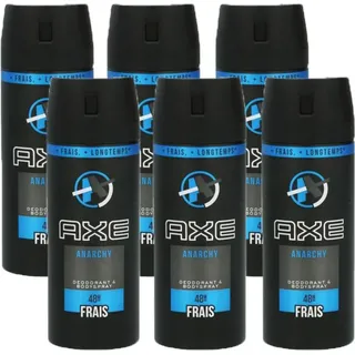 Axe Anarchy for Him Bodyspray 6 x 150 ml