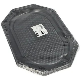 Papstar Starpak 10 Servierplatten, PET 45 cm x 30 cm schwarz