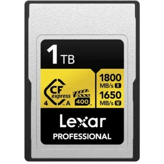 Lexar CFexpress A 1TB Gold (1000 GB, CFexpress Typ A), Speicherkarte,