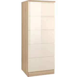 kochstation Vorratsschrank »KS-Virginia«, 60 cm breit, mit 5 Auszügen beige