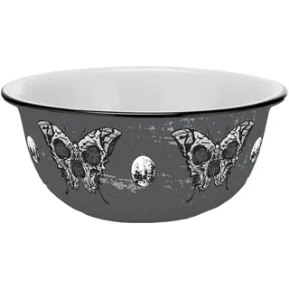 Gedalabels Geda Labels Müslischale Skull mystic Emaille-Optik in grau | 400 ml | Gr.: onesize