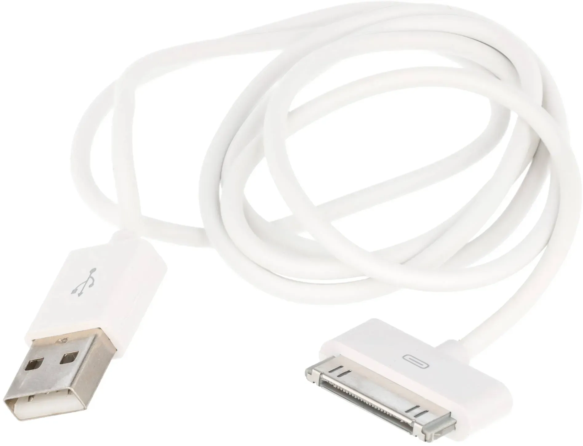 Weiß USB Datenkabel passend für Apple iPhone 3G, 3GS, 4, 4S, IPOD früher schwarz