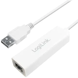 Logilink UA0144B Netzwerkadapter 100 MBit/s USB-A (USB 2.0), RJ45