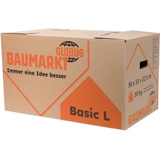 Globus Baumarkt Umzugskarton Globus Umzugskarton Basic L Innenmaß: 58 x 33 x