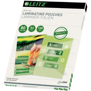 Leitz Laminierfolien glänzend, 80 mic, pk/25
