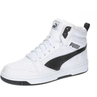 Puma Rebound V6 Mid-Top Sneaker Kinder 02 white/black 38