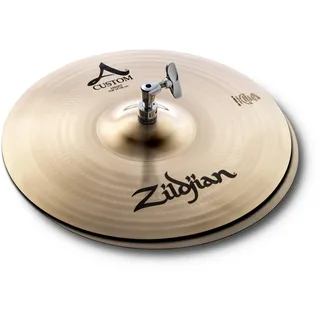 Zildjian A Custom 14" Hi-Hat Cymbals - Pair - Brilliant finish