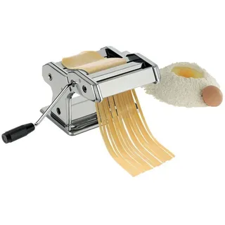 WESTMARK Nudelmaschine Pastamaschine für Lasagne, Tagliolini, Tagliatelle, Spaghetti silberfarben