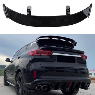 Auto ABS Heckspoiler für Seat Leon/Leon St/Leon Cupra/Leon SC/Leon X-Perience KL 5F 1T 1M 2000-2025, Hinten Spoilerlippe Performance Tuning Lippe Wing Modification Zubehör,Gloss Black